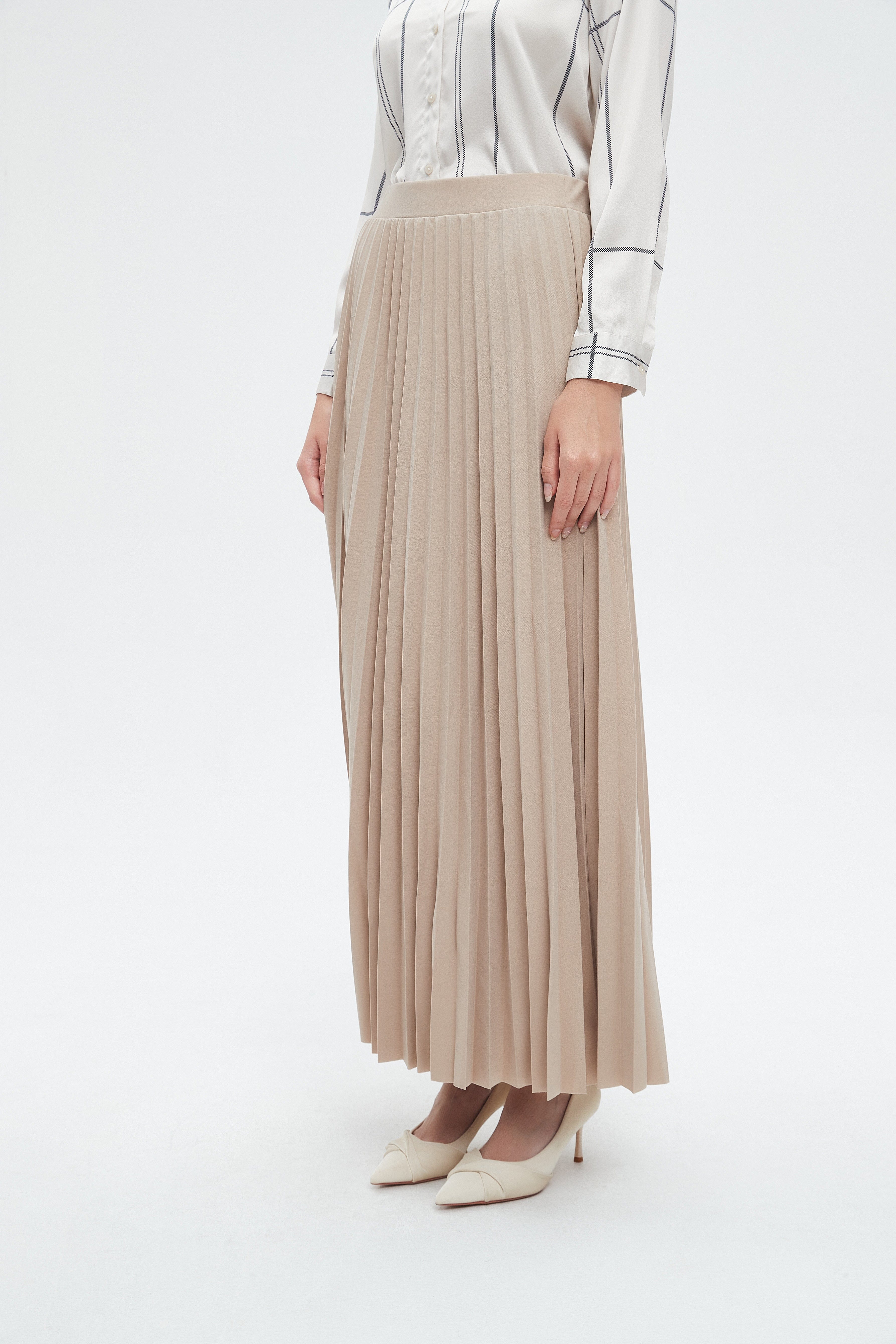 تنورة ميدي سادة بليسية - Image 8
