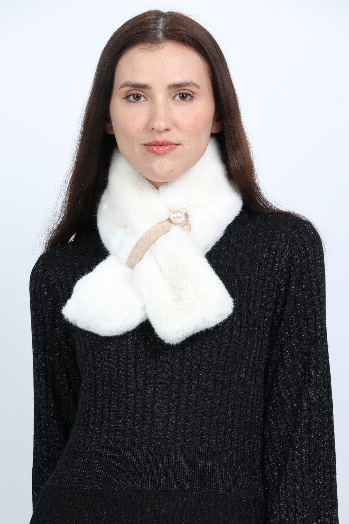 كوفية صغيرة فرو نسائية - Image 6