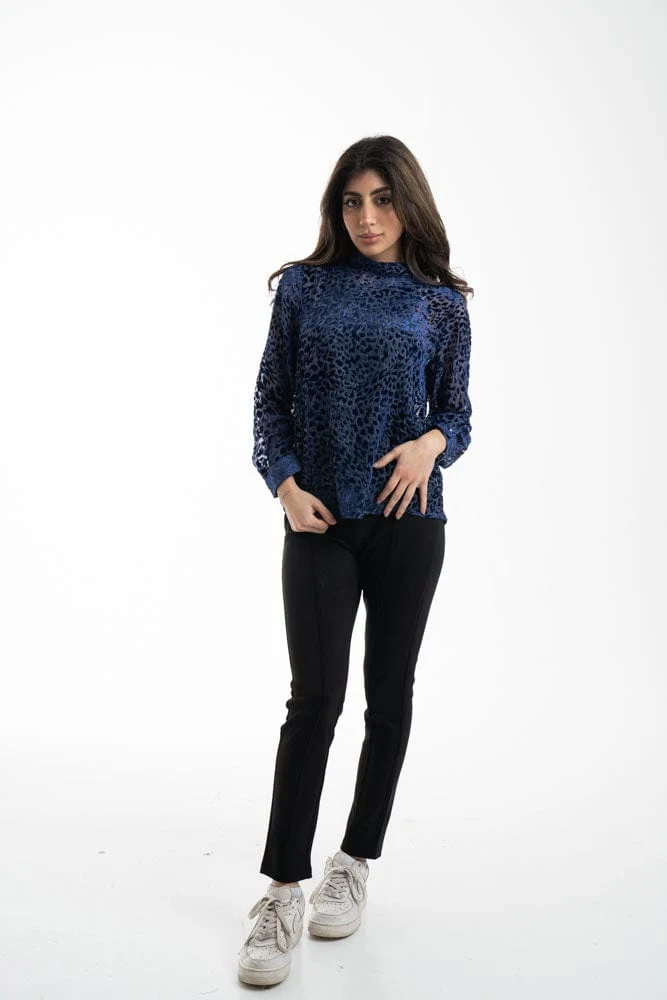 بلوزة نسائية بأكمام طويلة تايجر - Image 3
