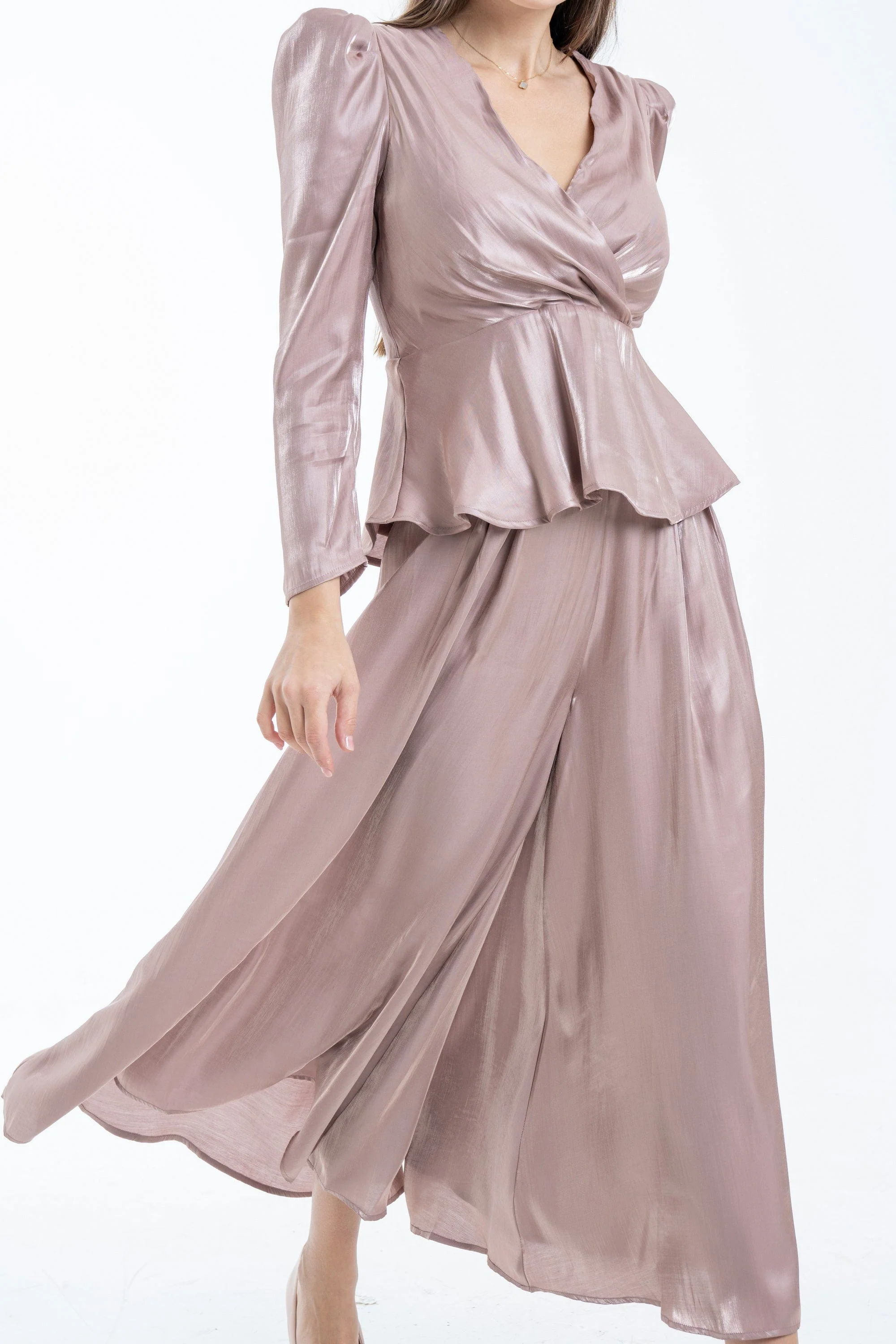 تنورة طويلة كلوش سادة نسائي - Image 5